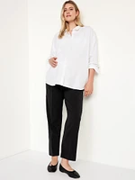 Maternity Rollover-Waist Billie Trouser