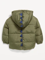 Water-Resistant Puffer Jacket for Toddler Boys