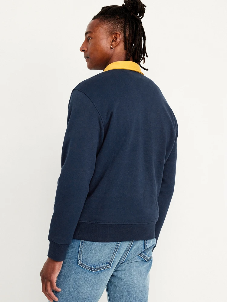 Quarter-Zip Fleece Polo