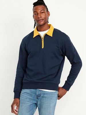 Quarter-Zip Fleece Polo