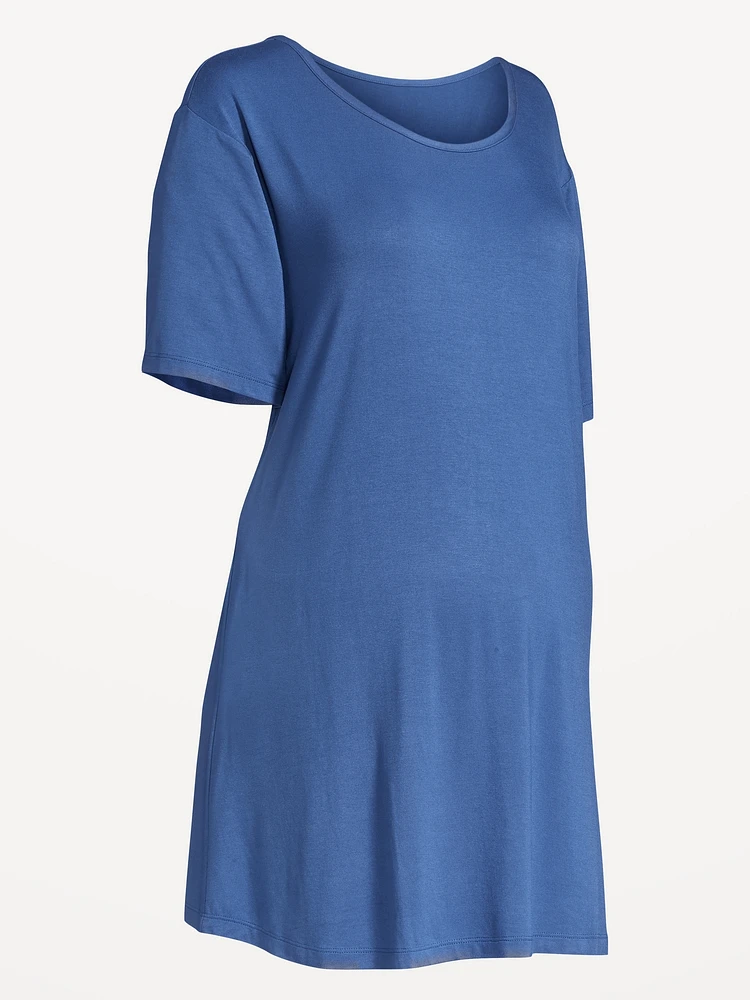 Maternity Short Sleeve Sleep Shirt