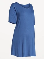 Maternity Short Sleeve Sleep Shirt