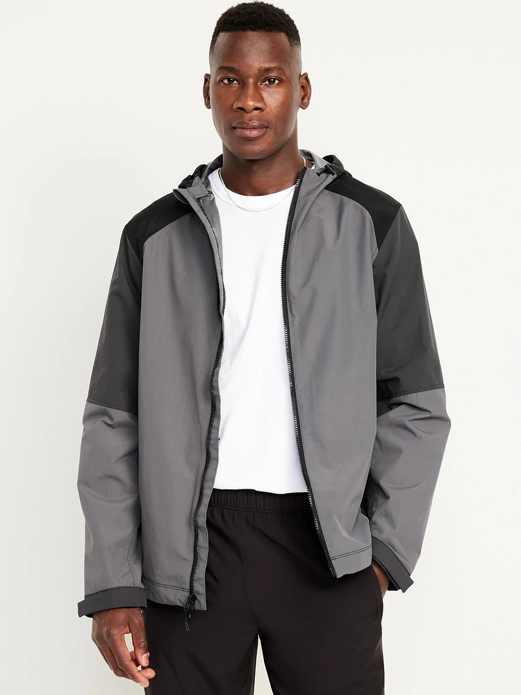 Water-Resistant Zip Jacket