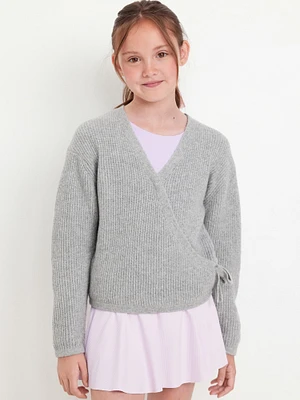 SoSoft Wrap-Front Sweater for Girls