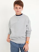 Oversized Crew-Neck Sweatshirt for Boys