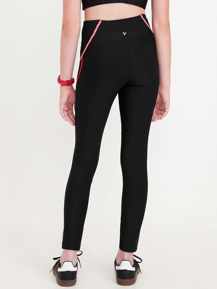 High-Waisted Power-Soft 7/8 Leggings for Girls