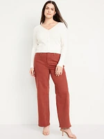 Extra High-Waisted Wide-Leg Jeans