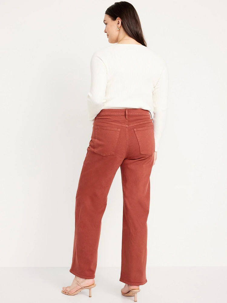 Extra High-Waisted Wide-Leg Jeans