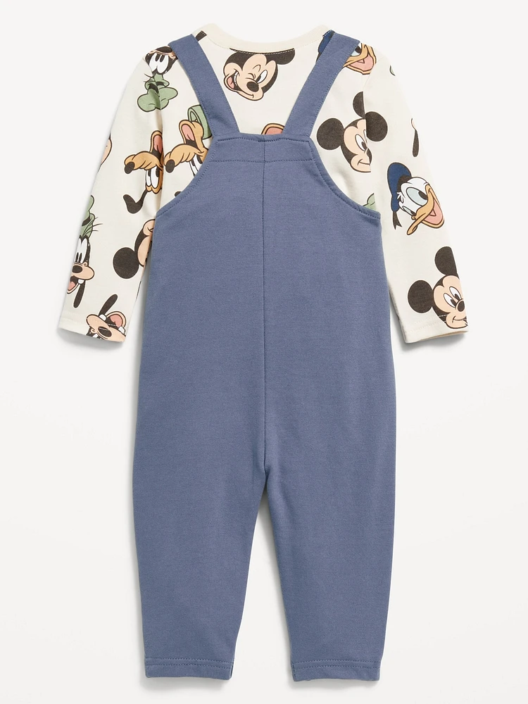 Disney© Long-Sleeve T-Shirt and Overalls Set for Baby