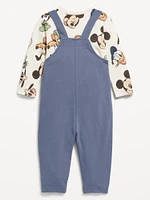 Disney© Long-Sleeve T-Shirt and Overalls Set for Baby