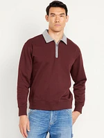 Quarter-Zip Fleece Polo