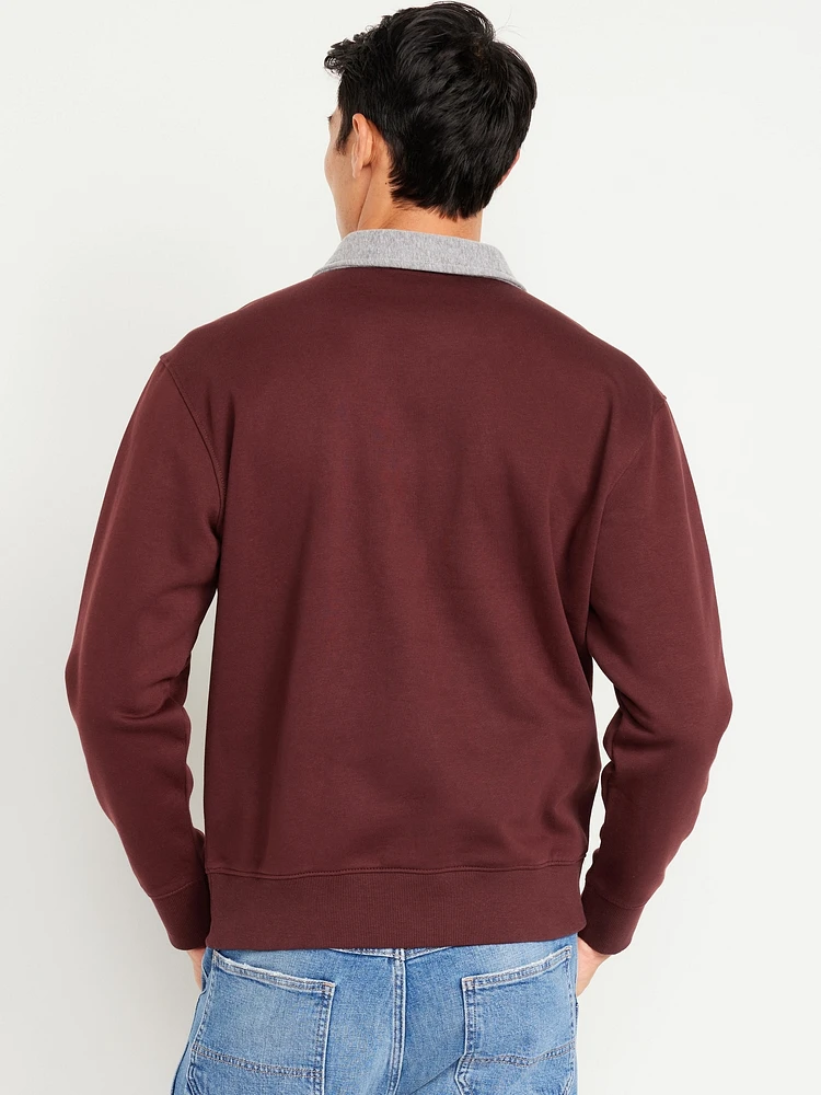 Quarter-Zip Fleece Polo