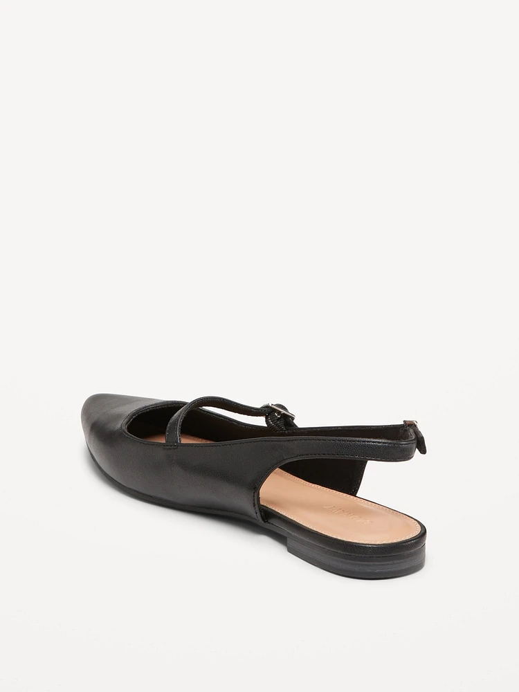 Slingback Mary Jane Flats