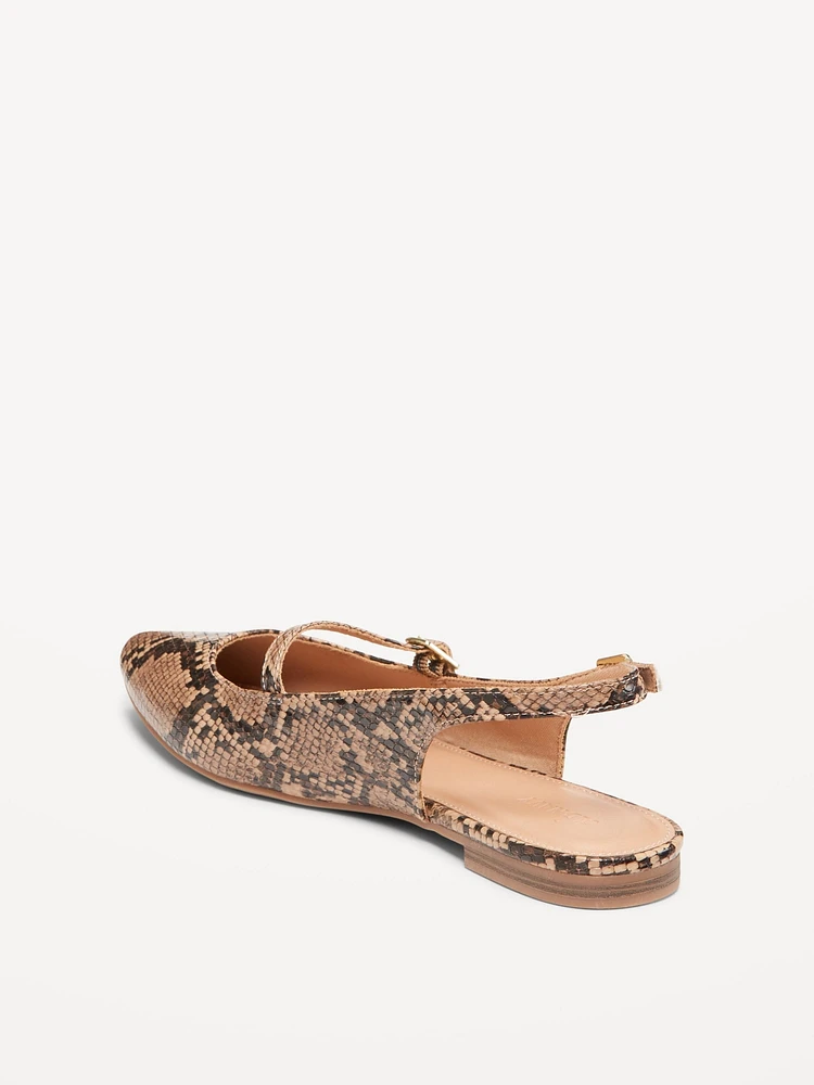 Slingback Mary Jane Flats