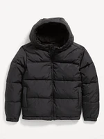 Water-Resistant Quilted Puffer Jacket for Boys