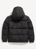 Water-Resistant Quilted Puffer Jacket for Boys