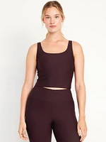 Light Support PowerSoft Rib Longline Sports Bra