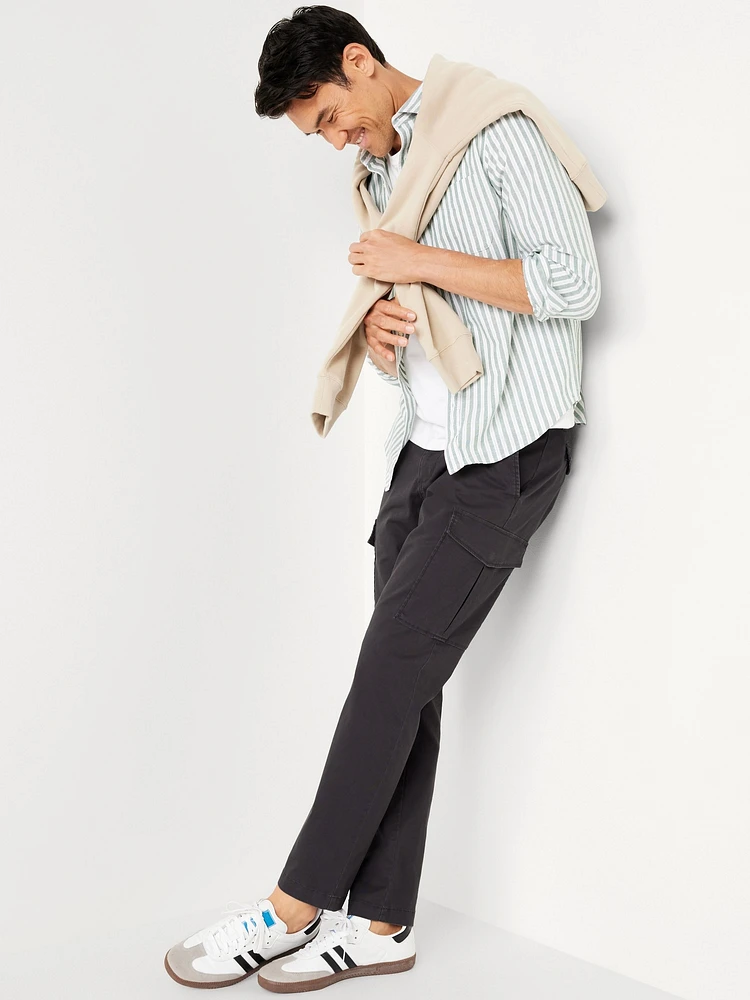 Straight Refined Tailored Cargo Pants