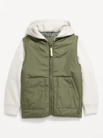 Hybrid Puffer Jacket for Boys