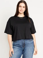 Vintage Oversized Crop T-Shirt