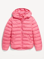 Water-Resistant Narrow-Channel Puffer Jacket for Girls