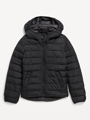 Water-Resistant Narrow-Channel Puffer Jacket for Girls