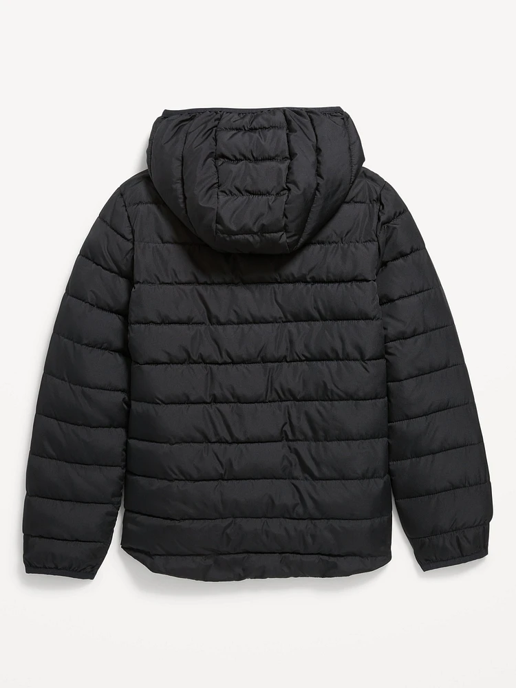 Water-Resistant Narrow-Channel Puffer Jacket for Girls