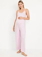 Maternity Sleeveless Pajama Jumpsuit