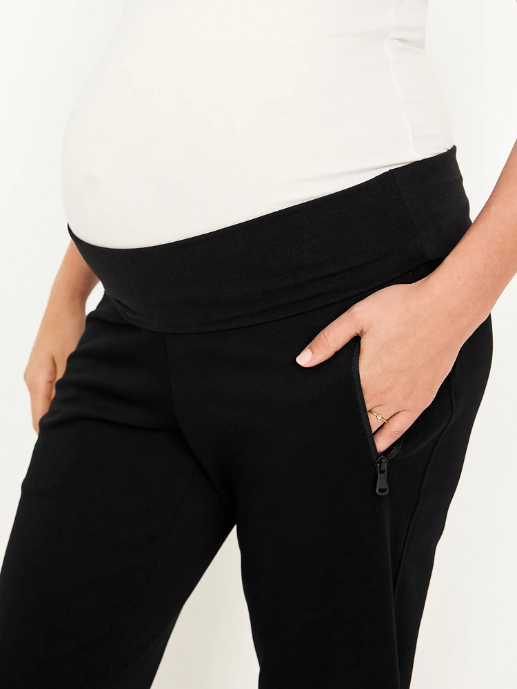 Maternity Dynamic Fleece Rollover Waist Joggers