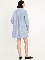 Loose Mini Shirt Dress