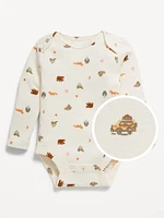 Long-Sleeve Printed Bodysuit for Baby