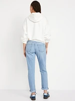 Mid-Rise Wow Boyfriend Straight Jeans