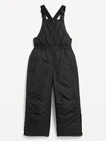 Water-Resistant Gender-Neutral Snow-Bib Overalls for Kids