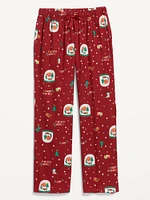 Mid-Rise Flannel Pajama Pants