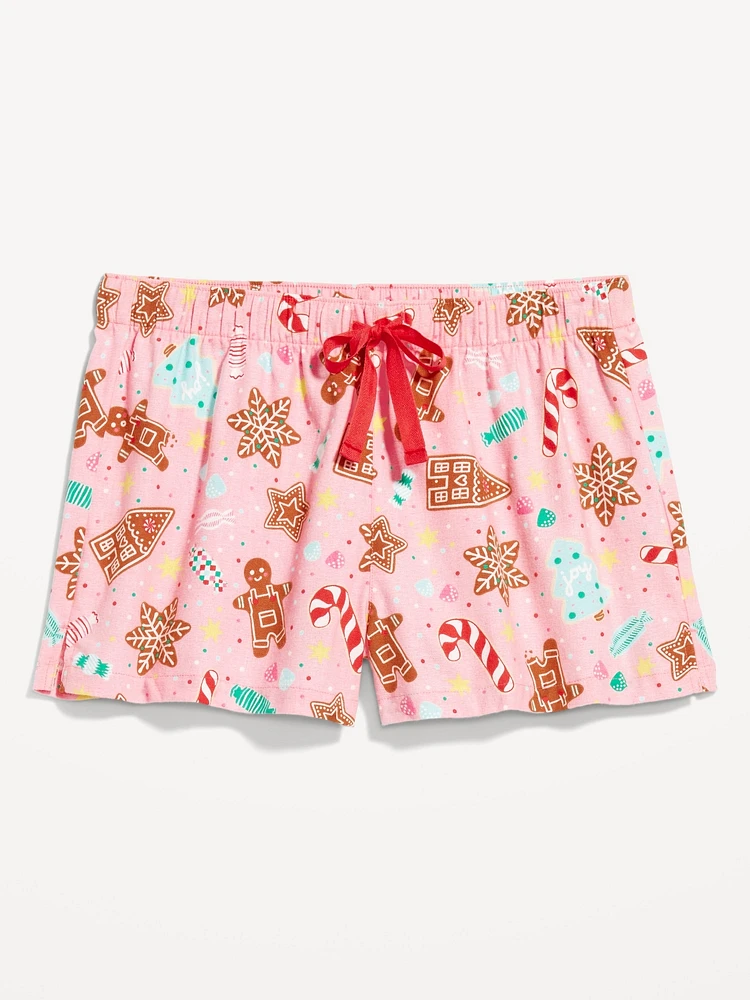 Flannel Pajama Boxer Short