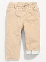 Loose Cozy-Lined Corduroy Pants for Baby