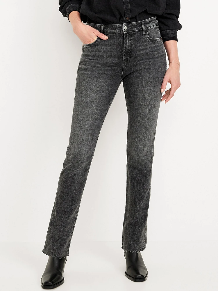 High-Waisted Vintage Slim Jeans