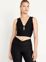 Light Support PowerSoft Twist Longline Sports Bra