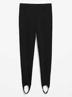 High-Waisted Fleece-Lined Stirrup Leggings