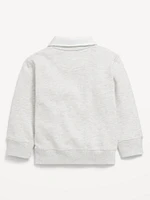 Cozy Long-Sleeve Collared Sweater for Toddler Boys