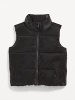 Water-Resistant Puffer Vest for Girls