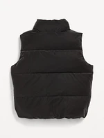 Water-Resistant Puffer Vest for Girls