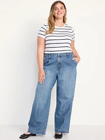 Extra High-Waisted Sky-Hi Wide-Leg Trouser Jeans