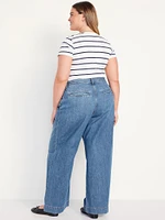 Extra High-Waisted Sky-Hi Wide-Leg Trouser Jeans