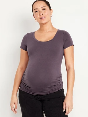 T-shirt à encolure dégagée de Maternité