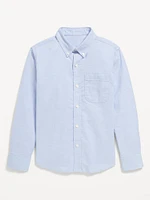 Long-Sleeve Pocket Oxford Shirt for Boys