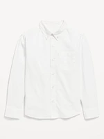 Long-Sleeve Pocket Oxford Shirt for Boys