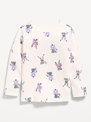 Printed Long-Sleeve T-Shirt for Toddler Girls