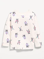 Printed Long-Sleeve T-Shirt for Toddler Girls