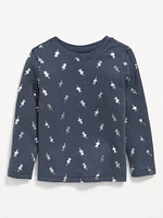 Printed Long-Sleeve T-Shirt for Toddler Girls